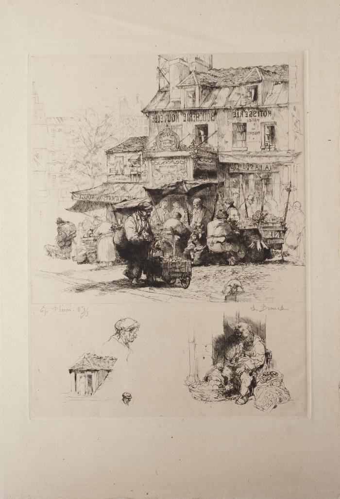 1<sup>er</sup> état;Marché Rue Lepic