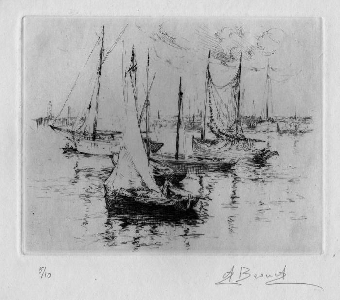 Barques à Saint-Briac