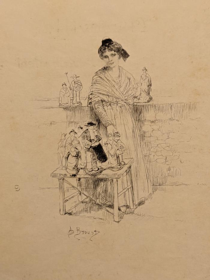 Vendeuse de Santons