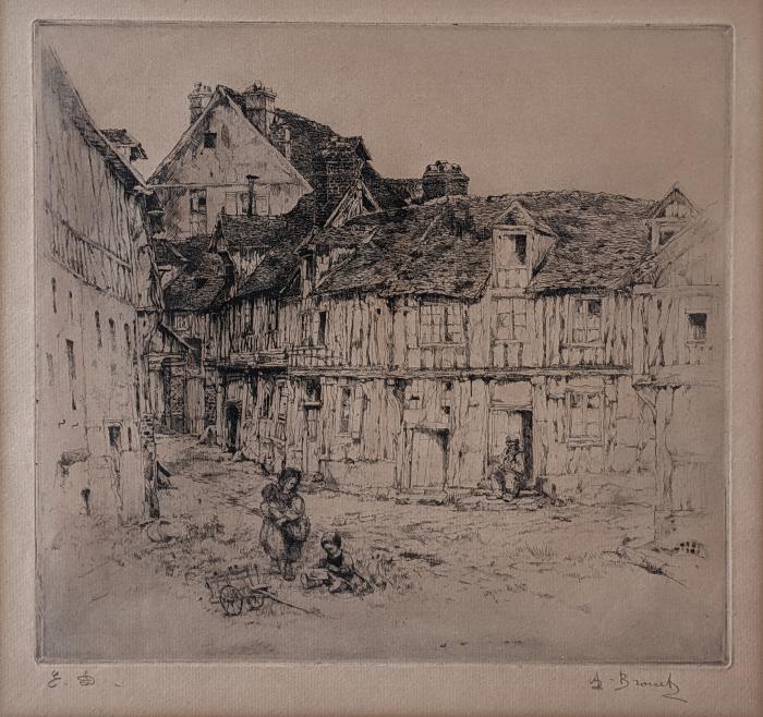 Vieilles Maisons à Pont-de-l'Arche;1<sup>er</sup> état