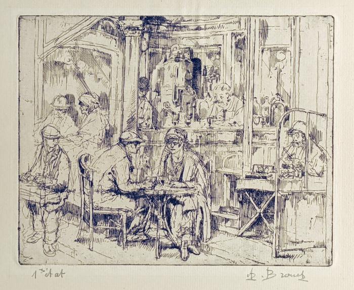 67. Le Café;1<sup>er</sup> état