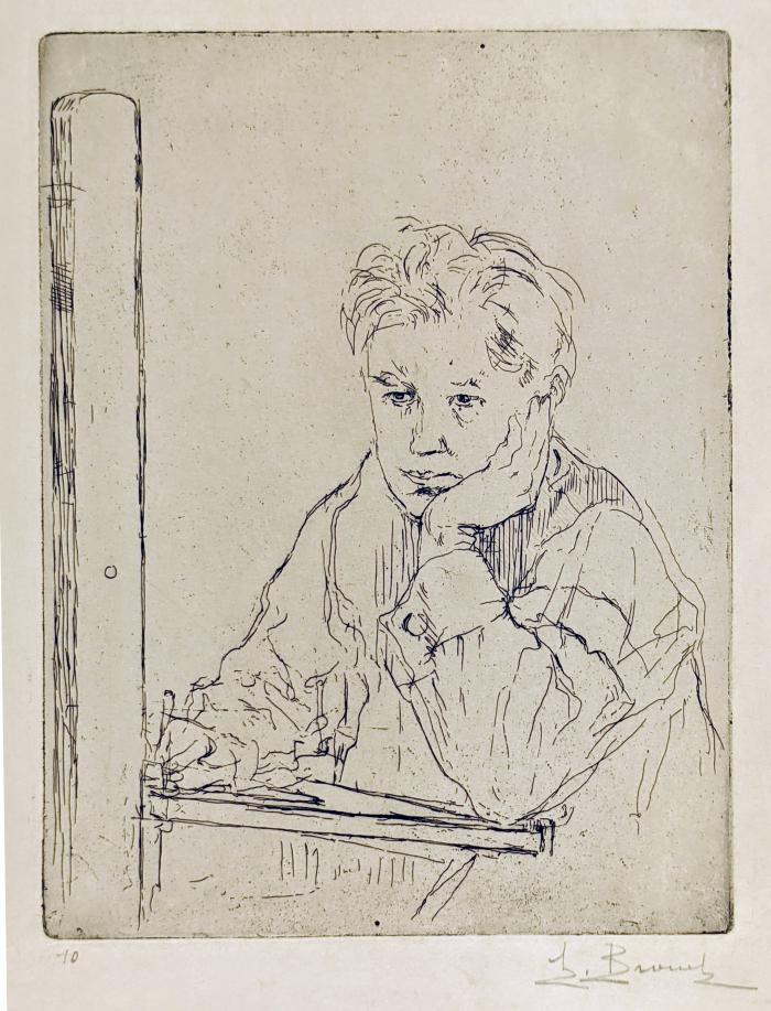 Autoportrait;36. Portrait d'Auguste Brouet;18. Portrait d'Auguste Brouet;1<sup>er</sup> état