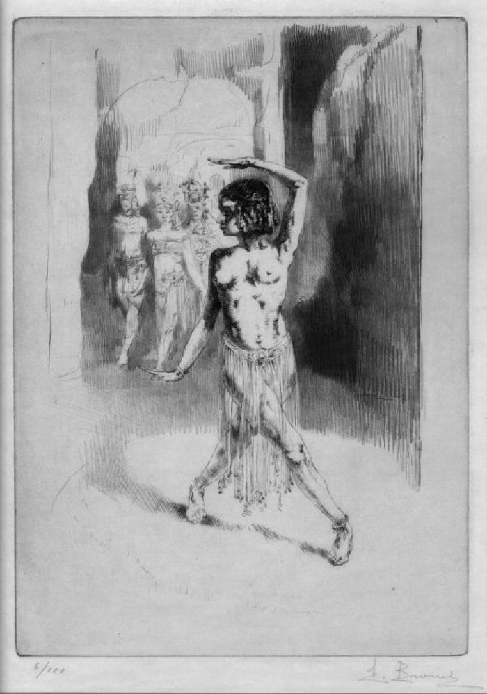 Danseuse Hindoue (2<sup>d</sup> état)