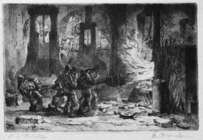 état unique;Au Creusot - Les Fours (1<sup>ère</sup> planche)