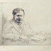 Portrait de G. de Pawlowski (1<sup>ère</sup> planche) - 2<sup>e</sup> état