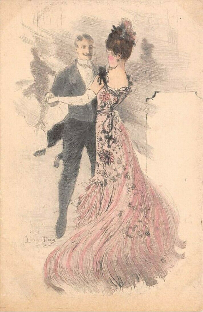 [Couple de danseurs au bal]