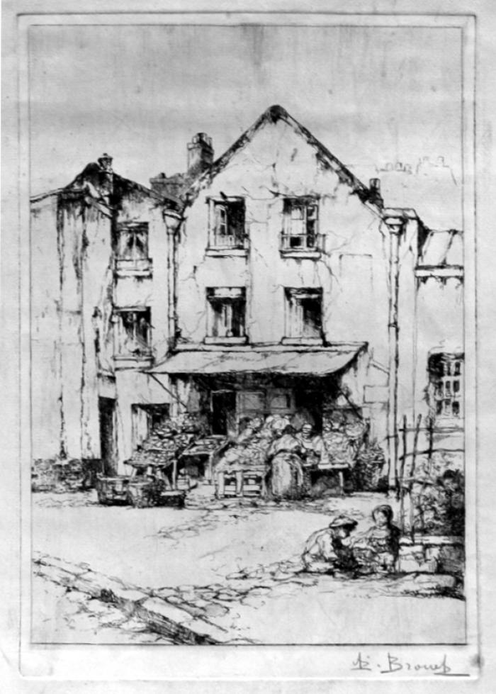 Façades à Montmartre (1<sup>er</sup> état)