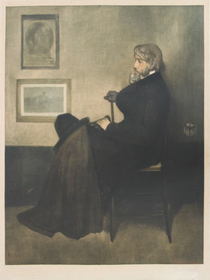 Portrait de T. Carlyle (arrangement in grey and black n°2)