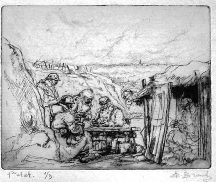 la Manille dans la Tranchée (1<sup>er</sup> état)