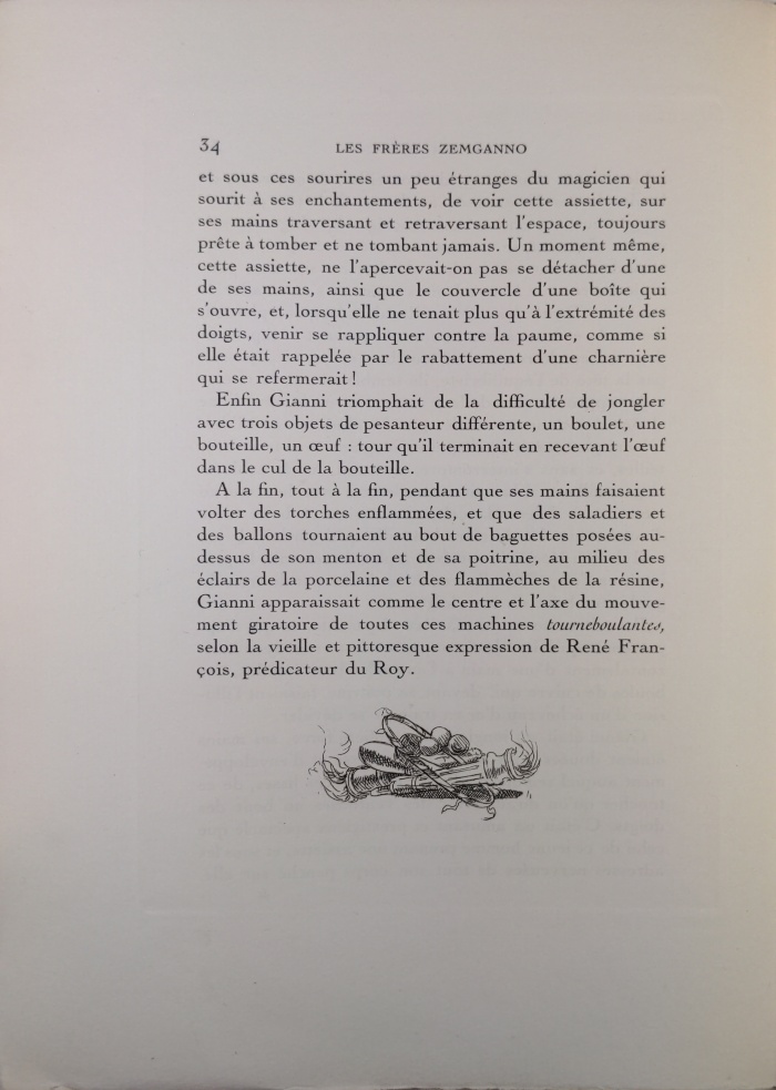 les accessoires du jongleur