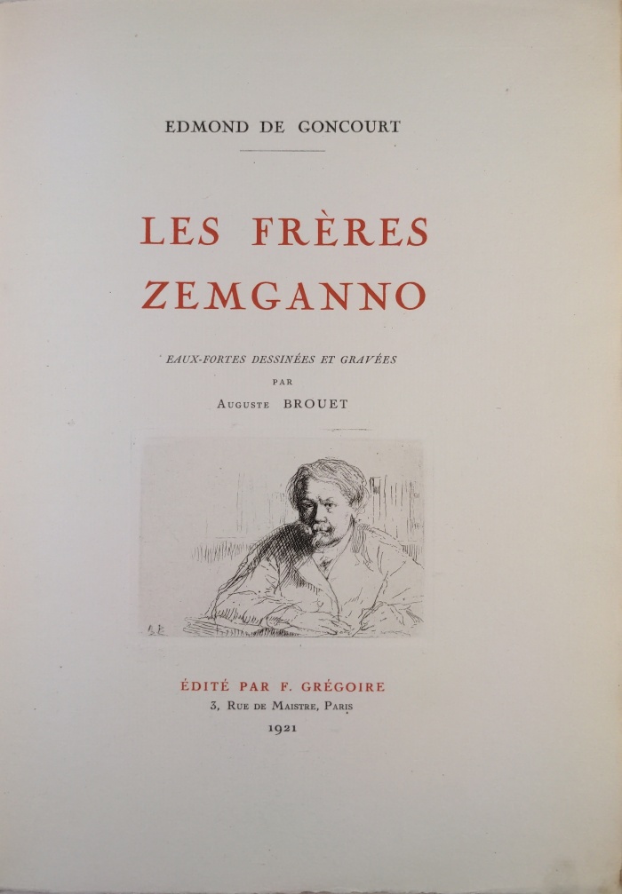 Portrait d'Edmond de Goncourt