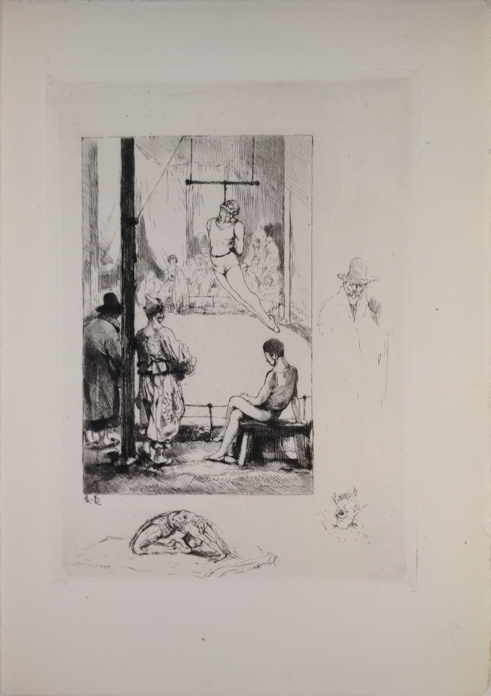 la représentation - Gianni au trapèze.