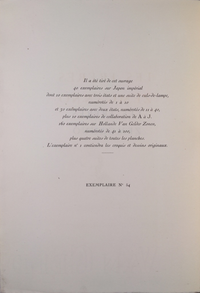 Justification de tirage