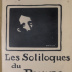les Soliloques du Pauvre - couverture avec portrait de Rictus par Steinlen