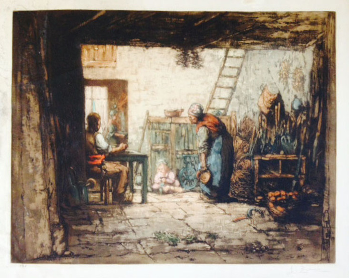 Intérieur normand - couleur
