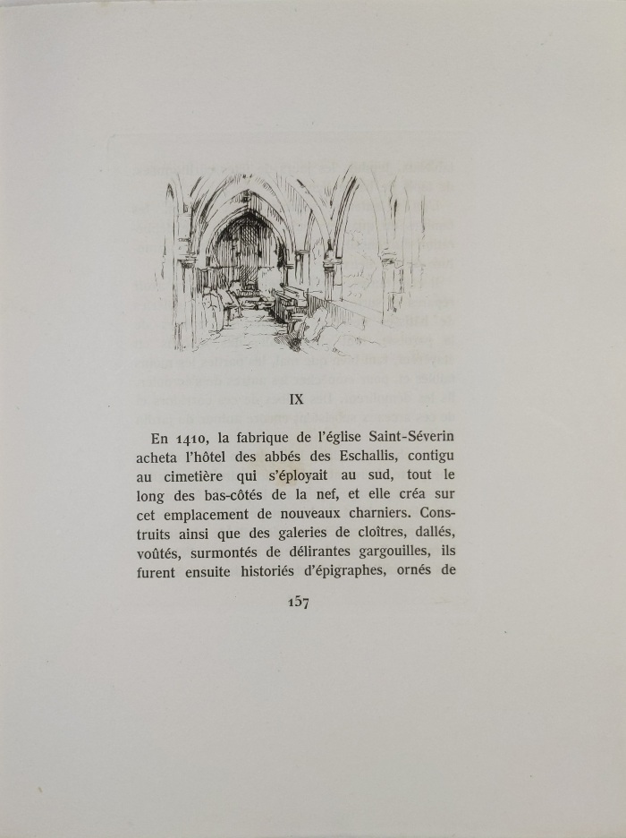 Une galerie du cloître de l'église Saint-Séverin
