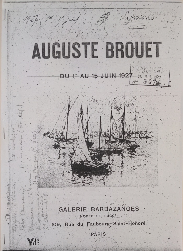 Exposition de 1927 - couverture du catalogue