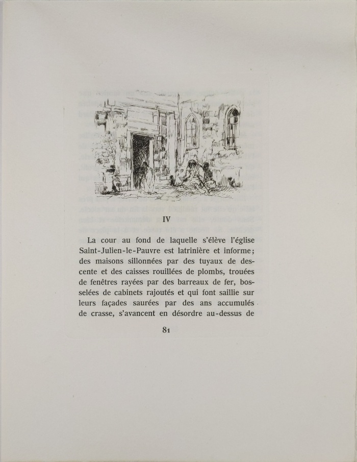 le portail de l'église Saint-Julien-le-Pauvre