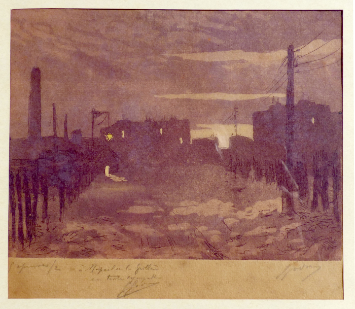 Vue de ville - Georges Godin