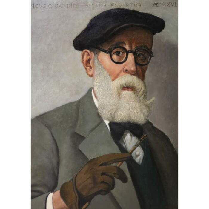louis G. Cambier - autoportrait