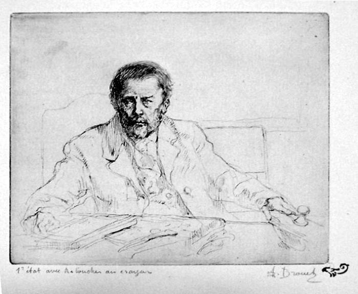 Portrait de Geffroy (1<sup>er</sup> état)