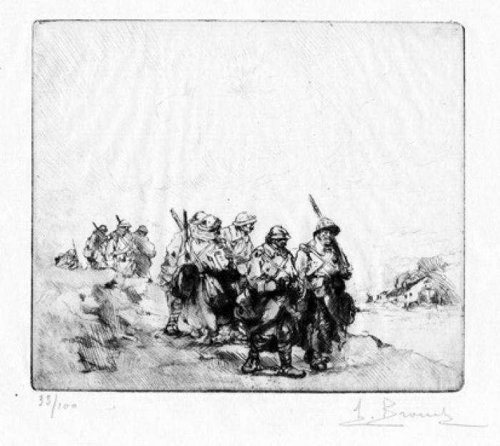 la Relève (2<sup>e</sup> planche) (2<sup>d</sup> état)