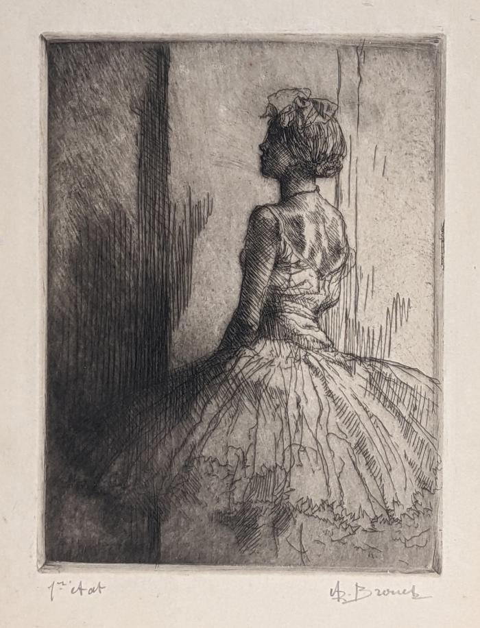 Danseuse vue de Dos